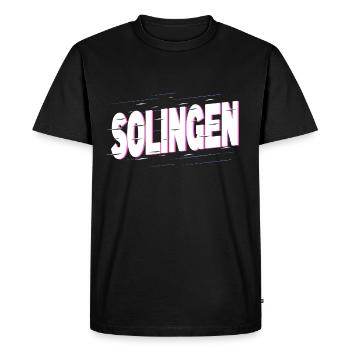 Solingen Allemagne City Font Home Love - T-shirt Premium bio Homme - noir - Devant - Nico (187cm)
