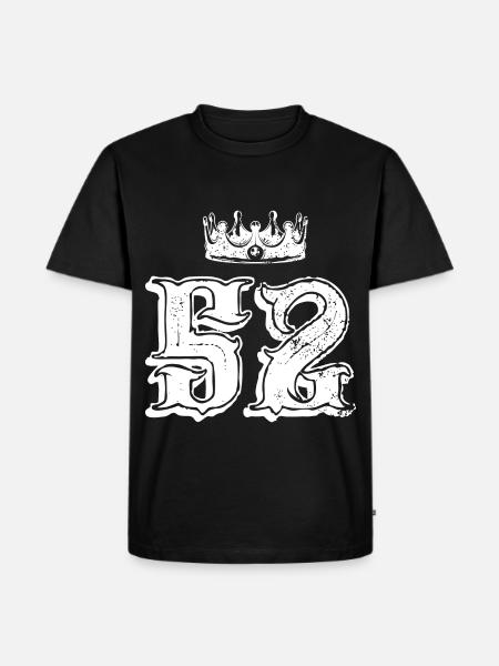 52 Couronne numérique - T-shirt Premium bio Homme - noir