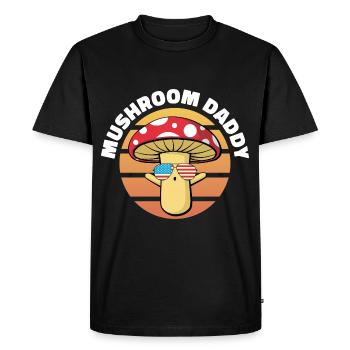 Mushroom pickers and mushroom friends - Men's Premium Organic T-Shirt - black - Front - Nico (187cm)