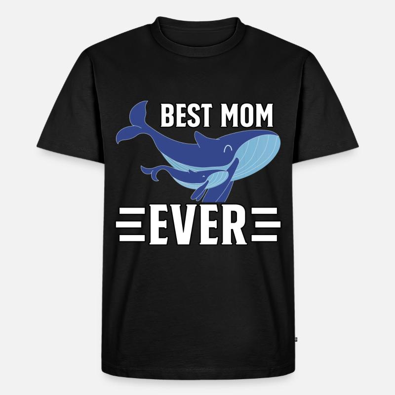 Die beste Mutter aller Zeiten - Männer Premium Bio T-Shirt - Schwarz