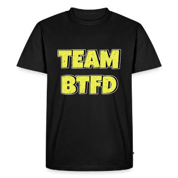 Team BTFD Acheter The Dip Crypto Stonk Meme Funny - T-shirt Premium bio Homme - noir - Devant - Nico (187cm)