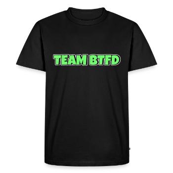 Team BTFD Acheter The Dip Crypto Stonk Meme Funny - T-shirt Premium bio Homme - noir - Devant - Nico (187cm)