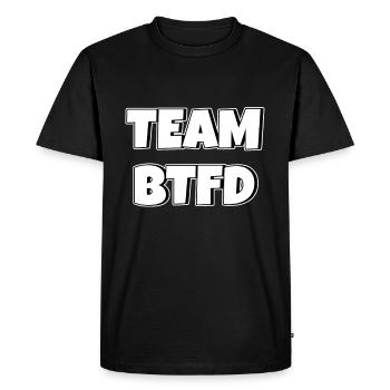 Team BTFD Acheter The Dip Crypto Stonk Meme Funny - T-shirt Premium bio Homme - noir - Devant - Nico (187cm)