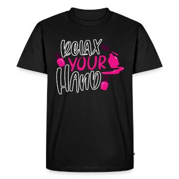 Nail Tech Nail Technician Manicurist Nails Artist - Men's Premium Organic T-Shirt - black - Front - Nico (187cm)
