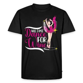 Ballet Ballerina Dance Dancer Dancing Ballet Gift - Men's Premium Organic T-Shirt - black - Front - Nico (187cm)