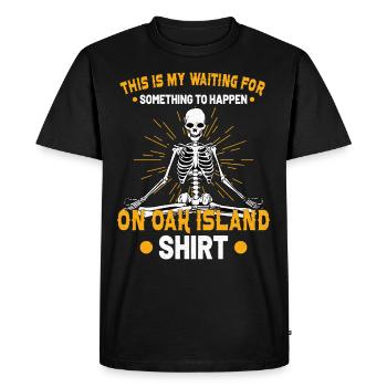 Chasse au trésor d’Oak Island Mystère d’Oak Island - T-shirt Premium bio Homme - noir - Devant - Nico (187cm)