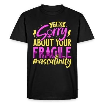 Feminism Women's Power Pro-choice Pro Abortion - Men's Premium Organic T-Shirt - black - Front - Nico (187cm)