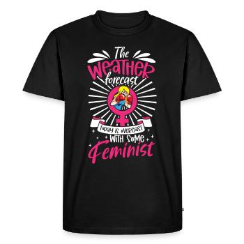 Feminism Women's Power Pro-choice Pro Abortion - Men's Premium Organic T-Shirt - black - Front - Nico (187cm)