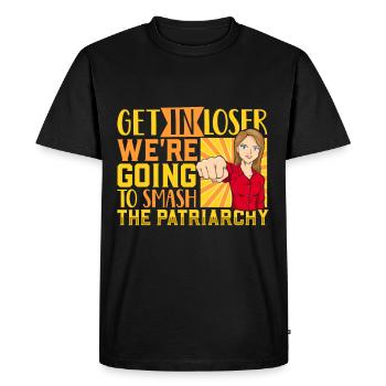 Feminism Women's Power Pro-choice Pro Abortion - Men's Premium Organic T-Shirt - black - Front - Nico (187cm)
