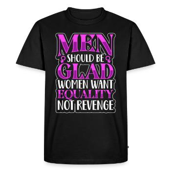 Feminism Women's Power Pro-choice Pro Abortion - Men's Premium Organic T-Shirt - black - Front - Nico (187cm)