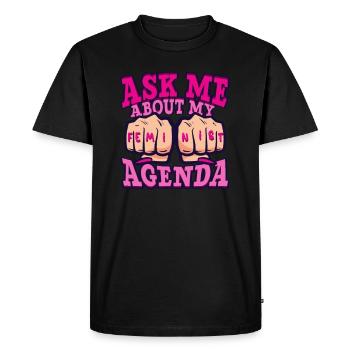 Feminism Women's Power Pro-choice Pro Abortion - Men's Premium Organic T-Shirt - black - Front - Nico (187cm)