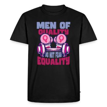 Feminism Women's Power Pro-choice Pro Abortion - Men's Premium Organic T-Shirt - black - Front - Nico (187cm)