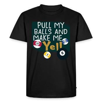 Jeu de cartes de bingo Grand-mère Joueur de bingo Cartes de bingo - T-shirt Premium bio Homme - noir - Devant - Nico (187cm)