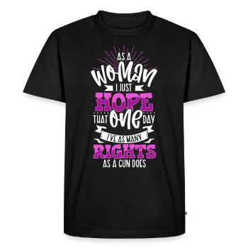 Feminism Women's Power Pro-choice Pro Abortion - Men's Premium Organic T-Shirt - black - Front - Nico (187cm)