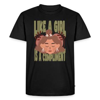 Feminism Women's Power Pro-choice Pro Abortion - Men's Premium Organic T-Shirt - black - Front - Nico (187cm)