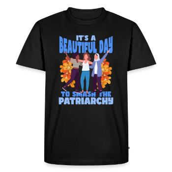 Feminism Girl Power Pro-choice Pro Abortion - Men's Premium Organic T-Shirt - black - Front - Nico (187cm)