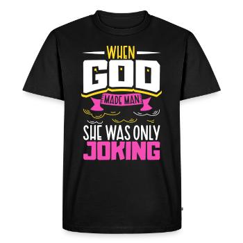 Feminism Women's Power Pro-choice Pro Abortion - Men's Premium Organic T-Shirt - black - Front - Nico (187cm)