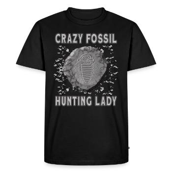 Chasseurs de fossiles Paléontologue chasseur de fossiles - T-shirt Premium bio Homme - noir - Devant - Nico (187cm)