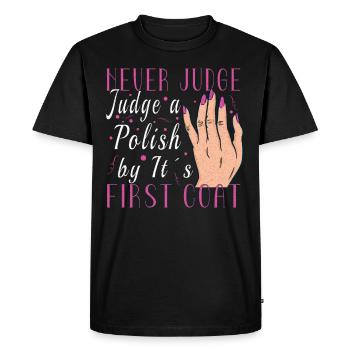 Nail Tech Nail Technician Manicurist Nails Artist - Men's Premium Organic T-Shirt - black - Front - Nico (187cm)