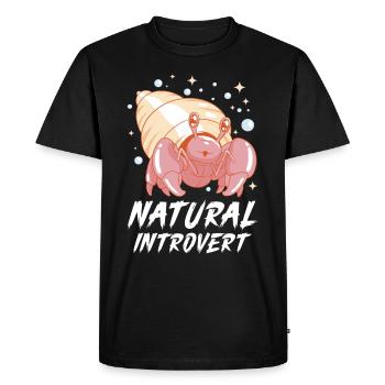 Hermit Crab Crabbing Crab Whisperer Crab Hunting - Men's Premium Organic T-Shirt - black - Front - Nico (187cm)