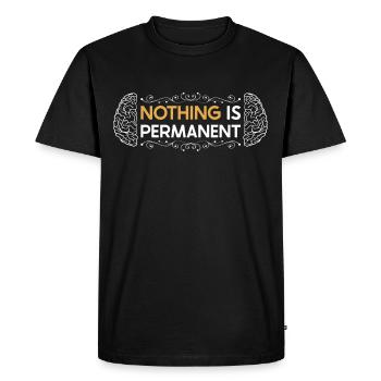 Stroke Survivor Stroke Awareness - Men's Premium Organic T-Shirt - black - Front - Nico (187cm)