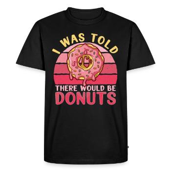 Donut Doughnut Baking Cake Baker - T-shirt Premium bio Homme - noir - Devant - Nico (187cm)