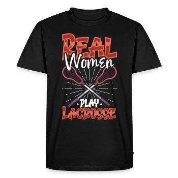Lacrosse-spieler Lacrosse-trainer Lax Player - Männer Premium Bio T-Shirt - Schwarz - Vorne - Nico (187cm)