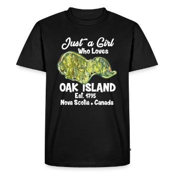 Oak Island / Chasse au trésor Oak Island Mystery - T-shirt Premium bio Homme - noir - Devant - Nico (187cm)
