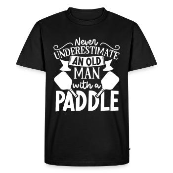 Joueur de pickleball Pickleball Paddle Pickleball - T-shirt Premium bio Homme - noir - Devant - Nico (187cm)
