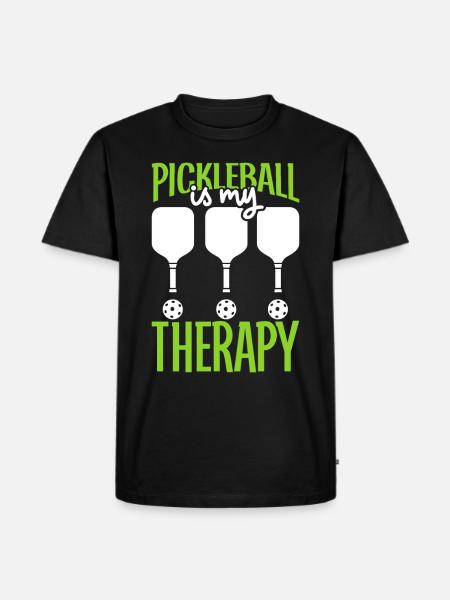 Pickleball Player Pickleball Paddle Pickleball - Men's Premium Organic T-Shirt - black
