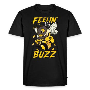 Honey beekeeping Beekeepers Honey bee apiary - Men's Premium Organic T-Shirt - black - Front - Nico (187cm)