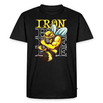 Honey beekeeping Beekeepers Honey bee apiary - Men's Premium Organic T-Shirt - black - Front - Nico (187cm)