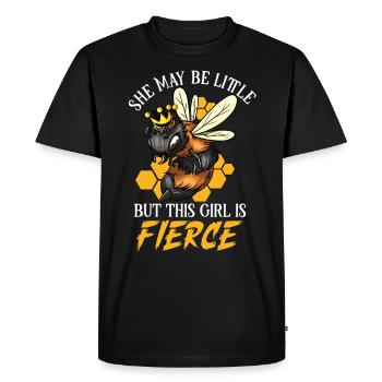 Honey beekeeping Beekeepers Honey bee apiary - Men's Premium Organic T-Shirt - black - Front - Nico (187cm)