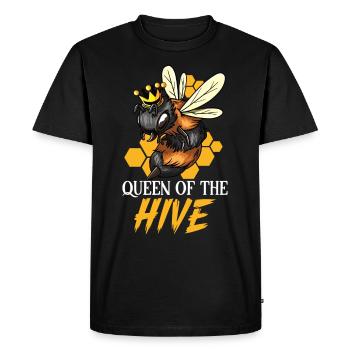 Honey beekeeping Beekeepers Honey bee apiary - Men's Premium Organic T-Shirt - black - Front - Nico (187cm)