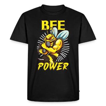 Honey beekeeping Beekeepers Honey bee apiary - Men's Premium Organic T-Shirt - black - Front - Nico (187cm)