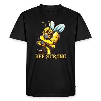Honey beekeeping Beekeepers Honey bee apiary - Men's Premium Organic T-Shirt - black - Front - Nico (187cm)
