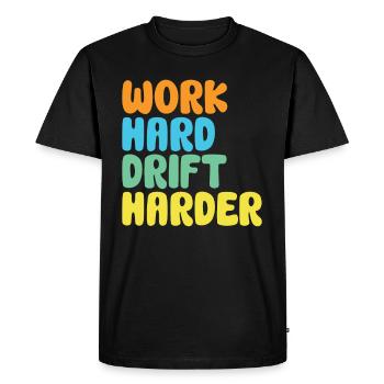Auto Drifting Racing Racing Car Motorsport - Men's Premium Organic T-Shirt - black - Front - Nico (187cm)