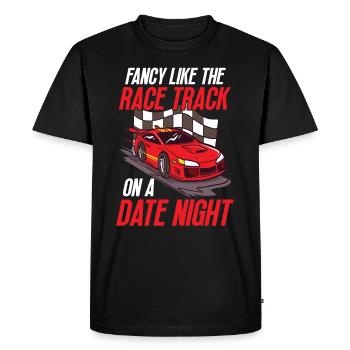 Race Car Dirt Track Racing Funny Racer Race Car - T-shirt Premium bio Homme - noir - Devant - Nico (187cm)