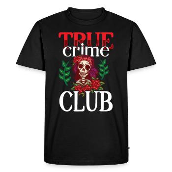 True Crime Murder Spy Crime Interest Gift Idea - Men's Premium Organic T-Shirt - black - Front - Nico (187cm)