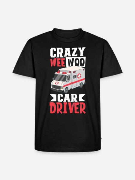 Paramedic First Responder Ambulance Driver - Men's Premium Organic T-Shirt - black