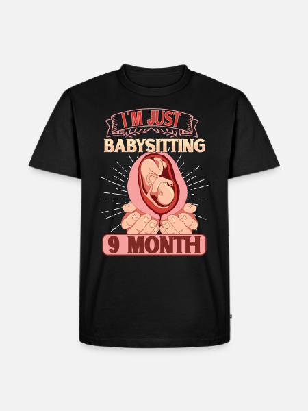 Surrogate Surrogacy Gestational Surrogate Mom - Men's Premium Organic T-Shirt - black