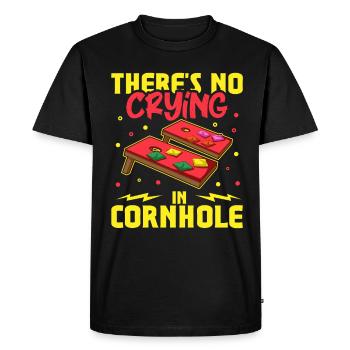 Cornhole Throwing Cornhole Player Cornhole Lover Cornhole lover - T-shirt Premium bio Homme - noir - Devant - Nico (187cm)