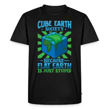 Conspiracy Theories Conspiracy Theorist Illuminati - Men's Premium Organic T-Shirt - black - Front - Nico (187cm)