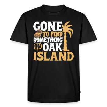 Oak Island / Chasse au trésor Oak Island Mystery - T-shirt Premium bio Homme - noir - Devant - Nico (187cm)