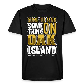 Oak Island / Chasse au trésor Oak Island Mystery - T-shirt Premium bio Homme - noir - Devant - Nico (187cm)