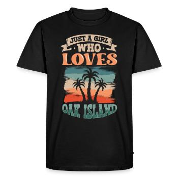 Oak Island / Chasse au trésor Oak Island Mystery - T-shirt Premium bio Homme - noir - Devant - Nico (187cm)