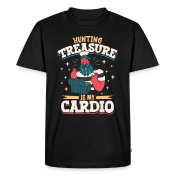 Oak Island / Chasse au trésor Oak Island Mystery - T-shirt Premium bio Homme - noir - Devant - Nico (187cm)