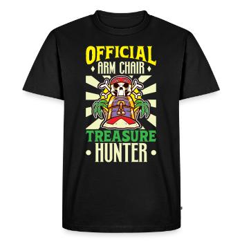 Oak Island / Chasse au trésor Oak Island Mystery - T-shirt Premium bio Homme - noir - Devant - Nico (187cm)
