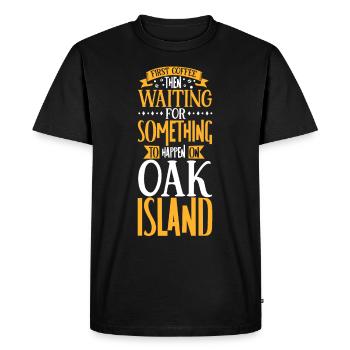 Oak Island / Chasse au trésor Oak Island Mystery - T-shirt Premium bio Homme - noir - Devant - Nico (187cm)