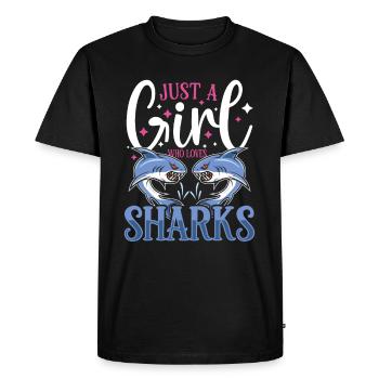 Shark Ocean Predator Scuba Diver Plongée sous-marine - T-shirt Premium bio Homme - noir - Devant - Nico (187cm)